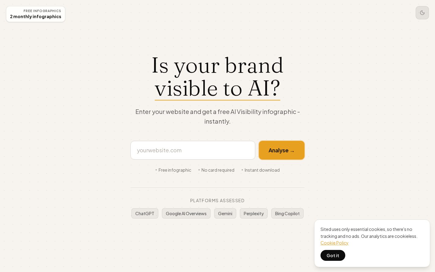 Sited Homepage