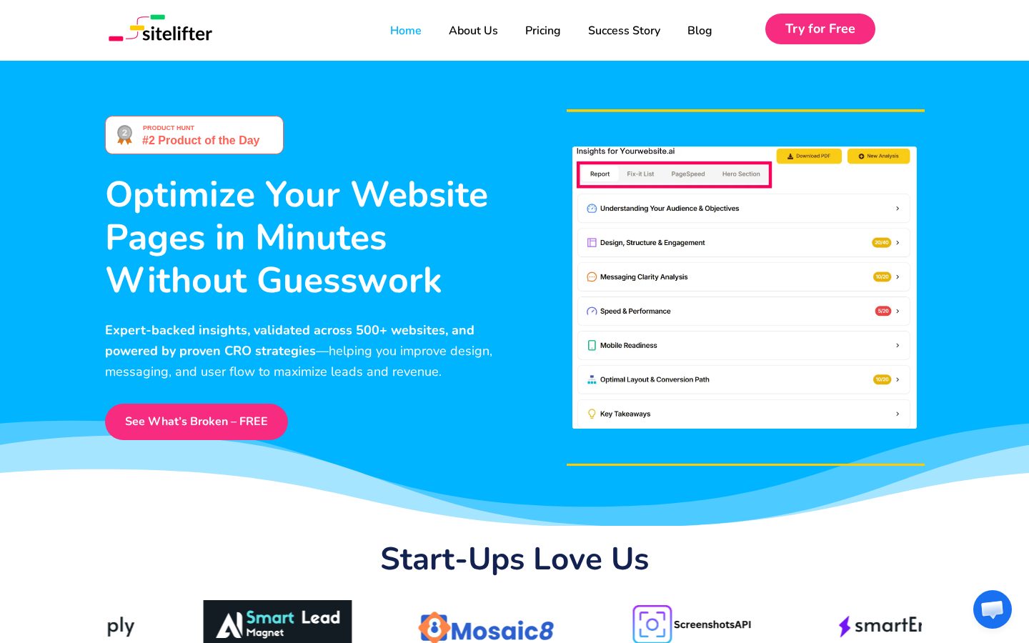 Sitelifter-com Homepage