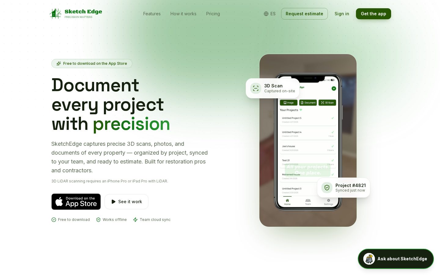 SketchEdge Homepage