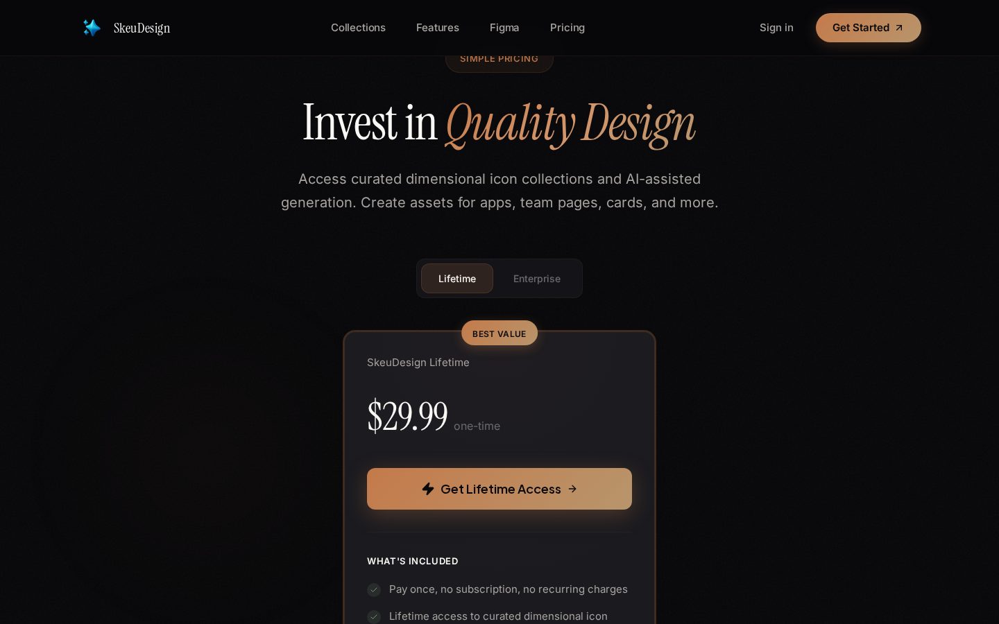SkeuDesign Pricing