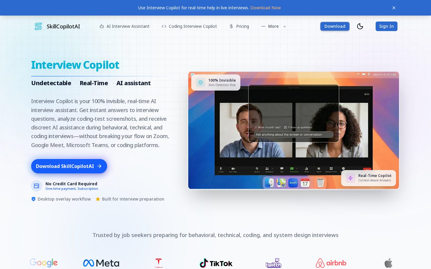 SkillCopilotAI Homepage