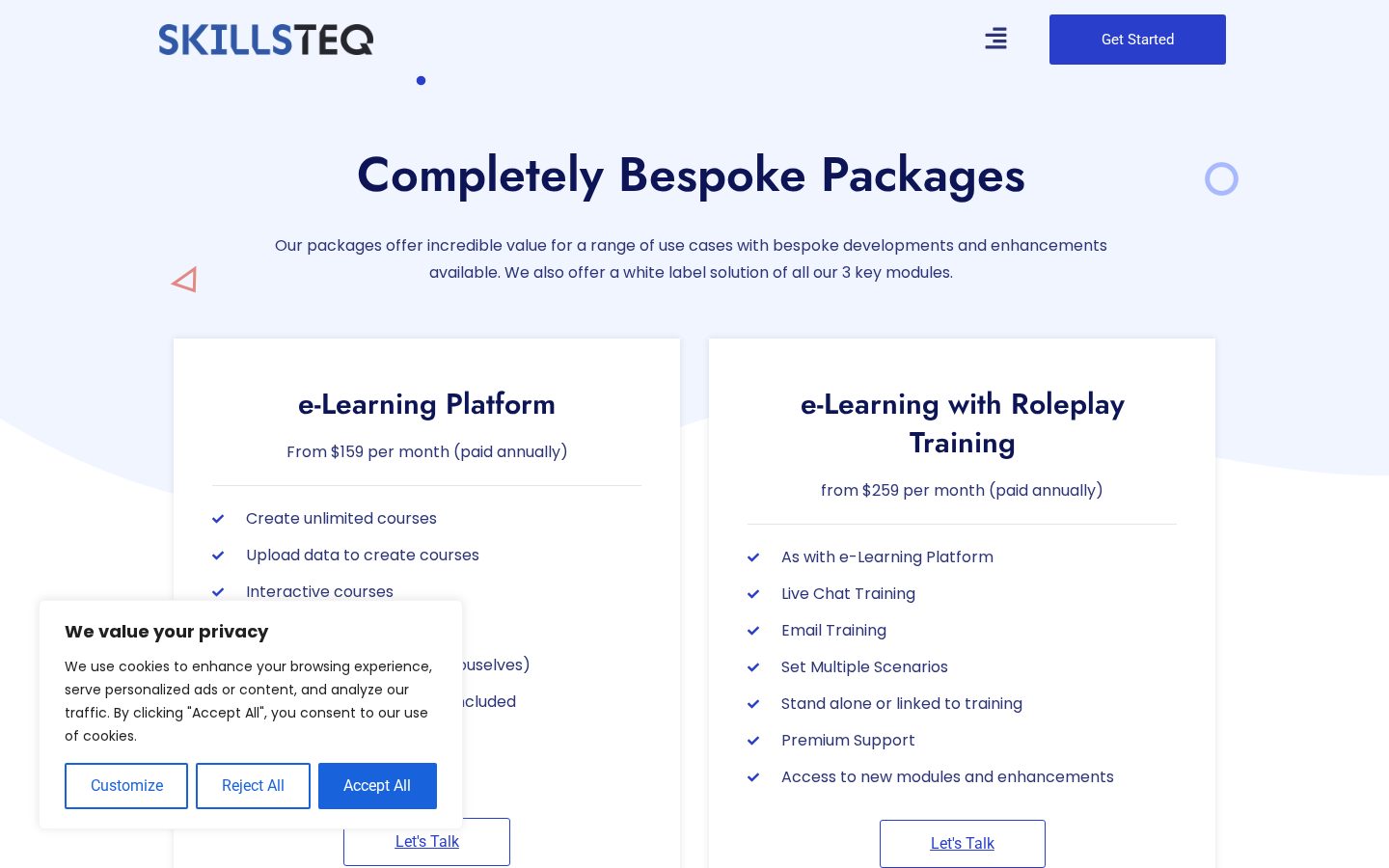 SkillsTeq Pricing
