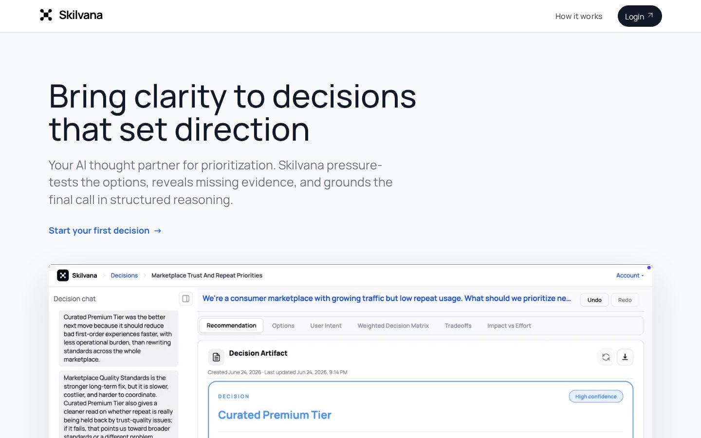 Skilvana Homepage