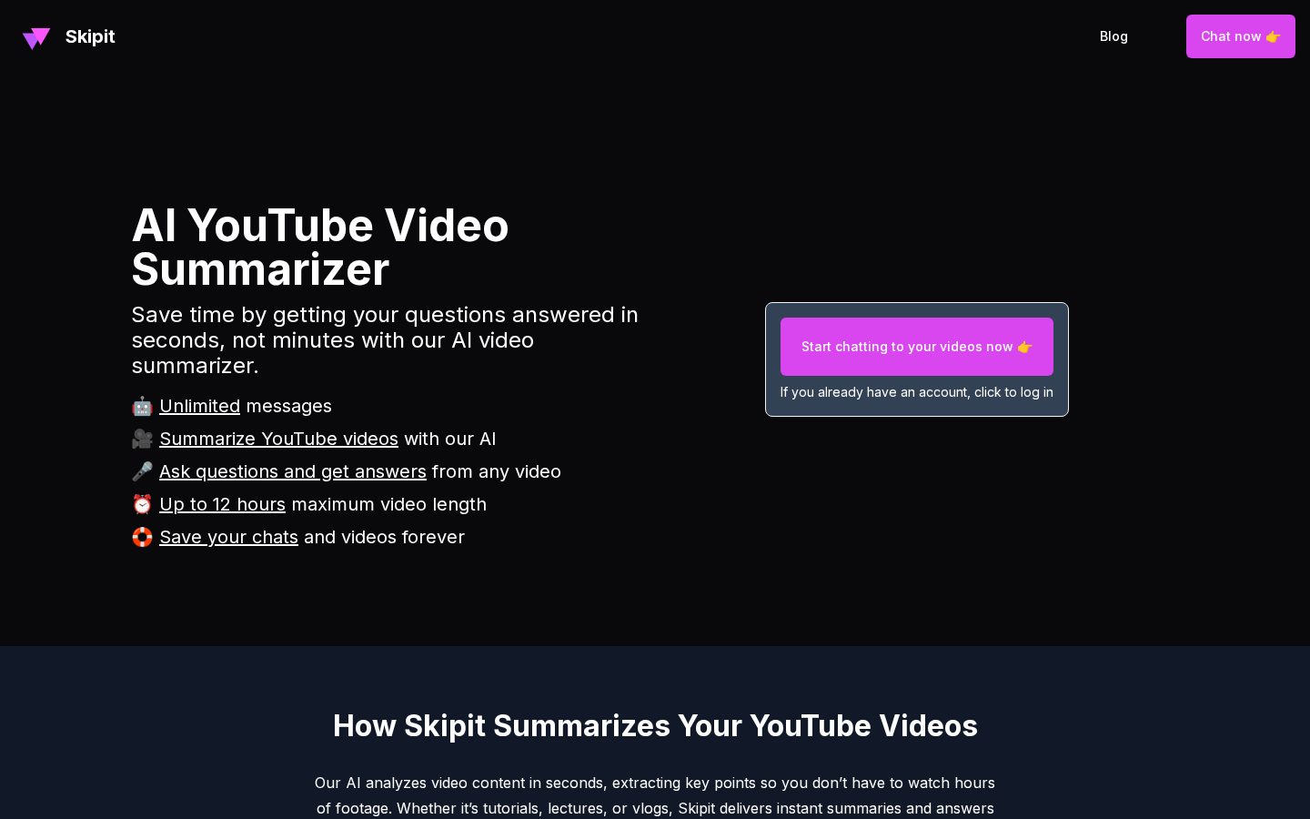 Skipit Homepage
