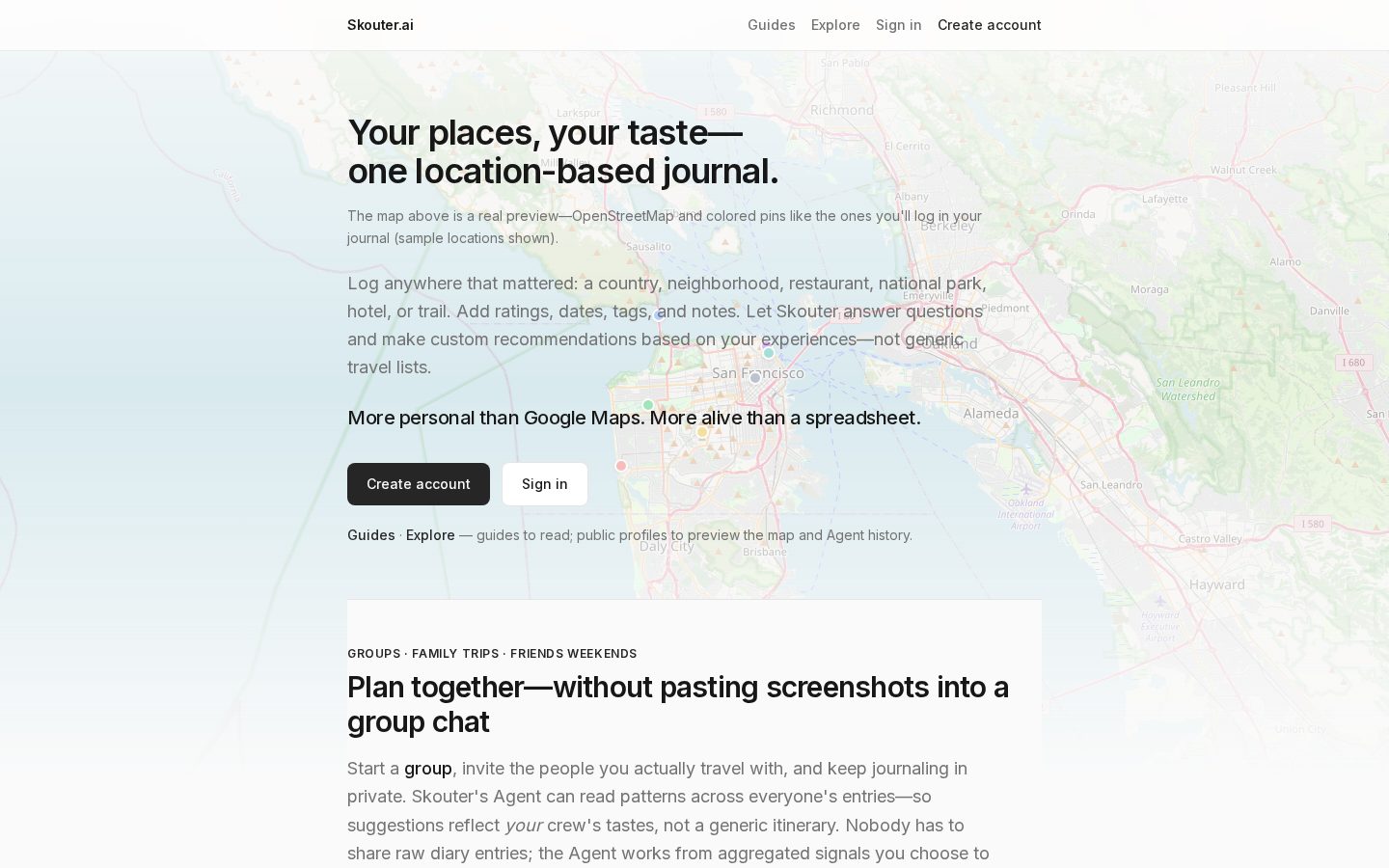 Skouter.ai Homepage