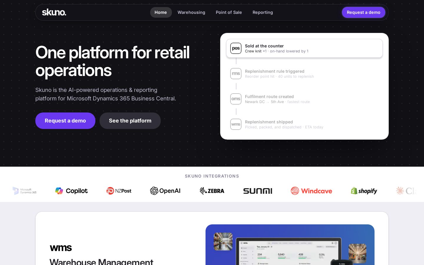 Skuno Homepage