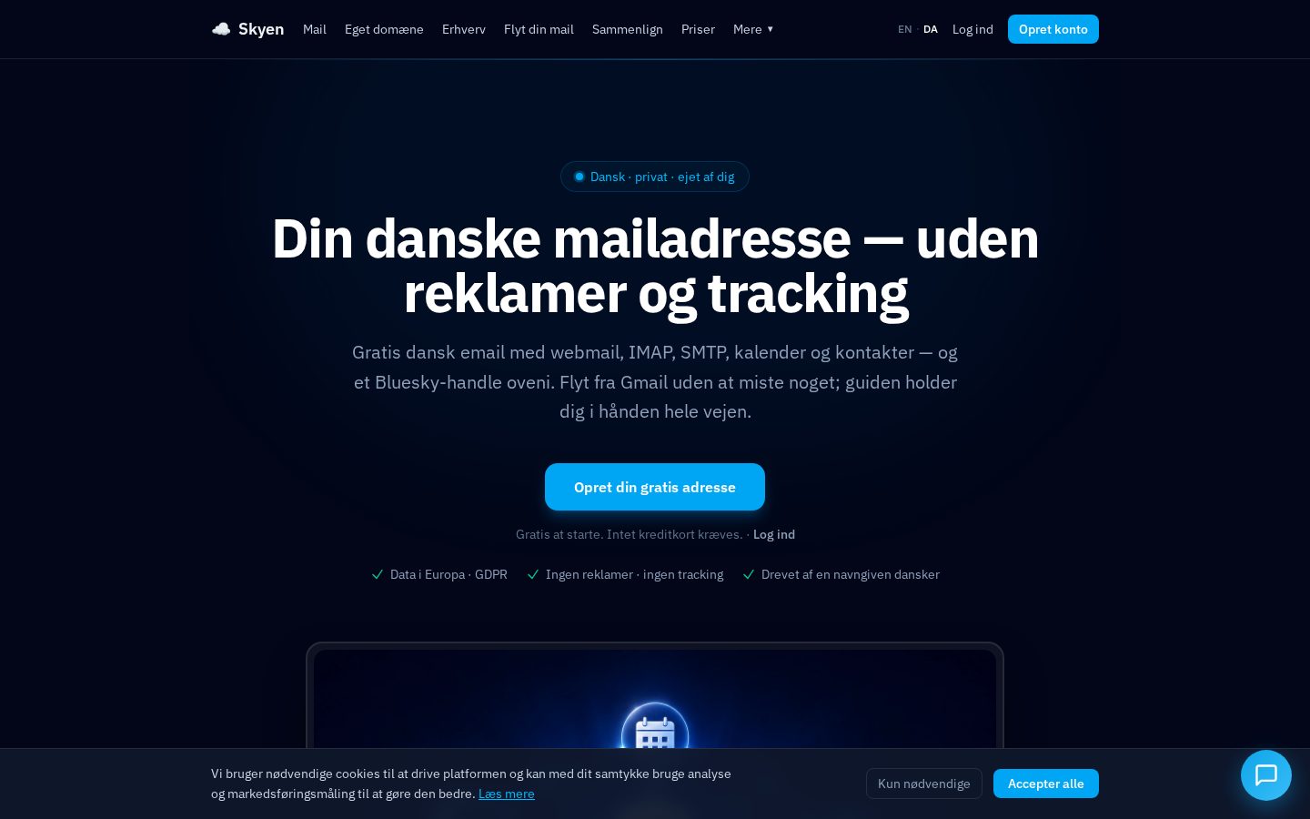 Skyen.live Homepage