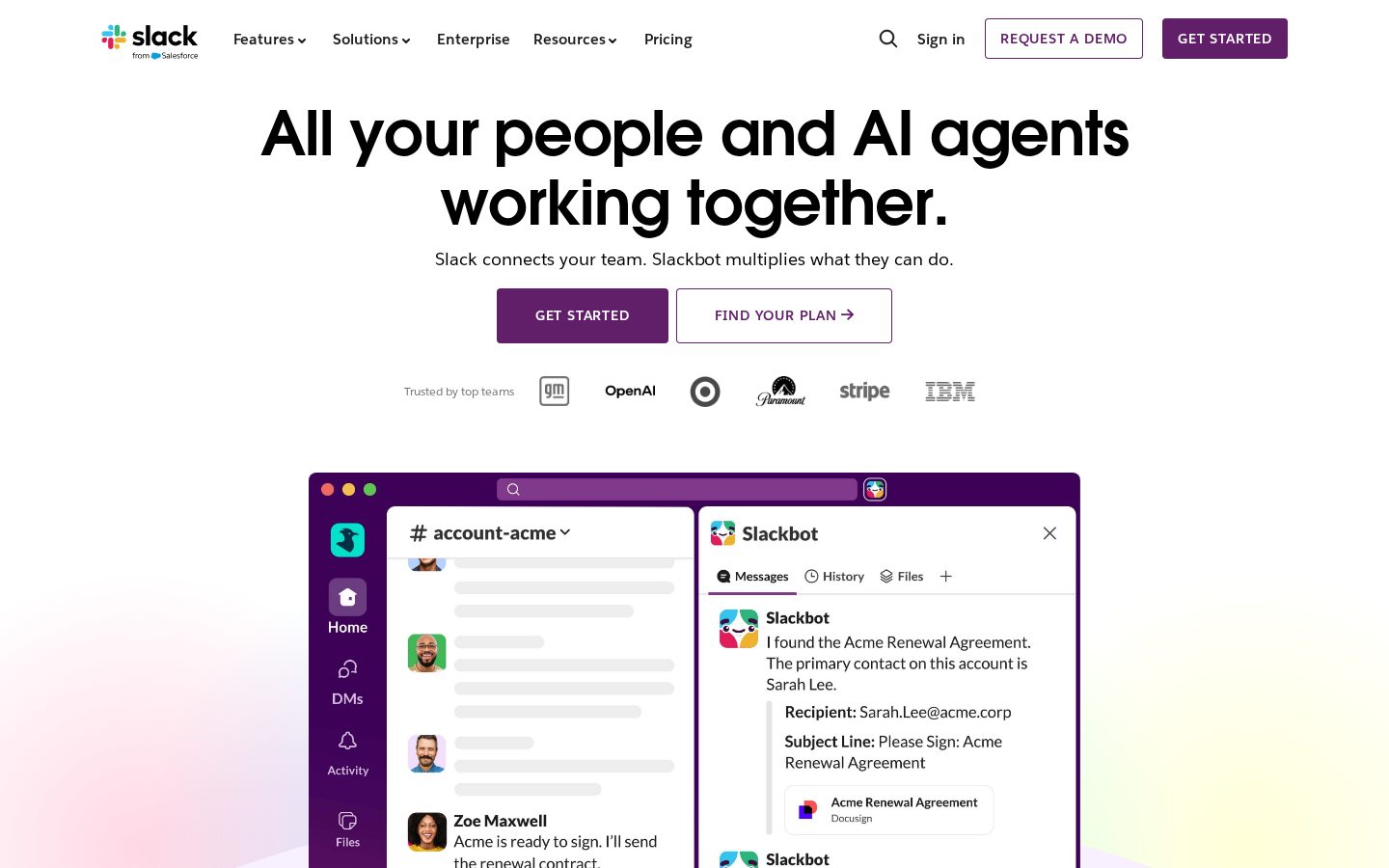 Slackbot’s MCP Client Homepage