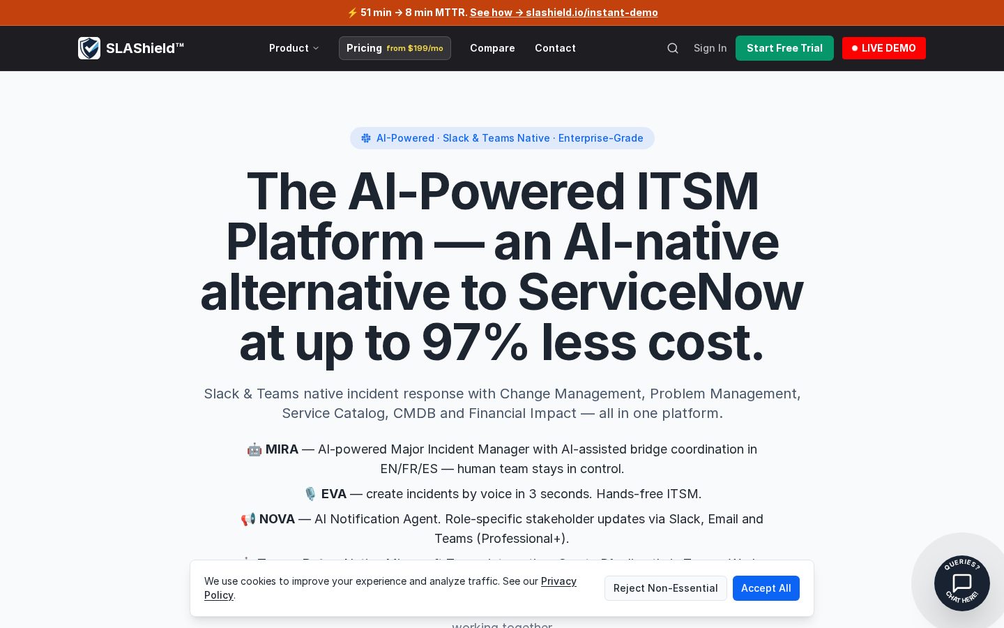 SLAShield Homepage
