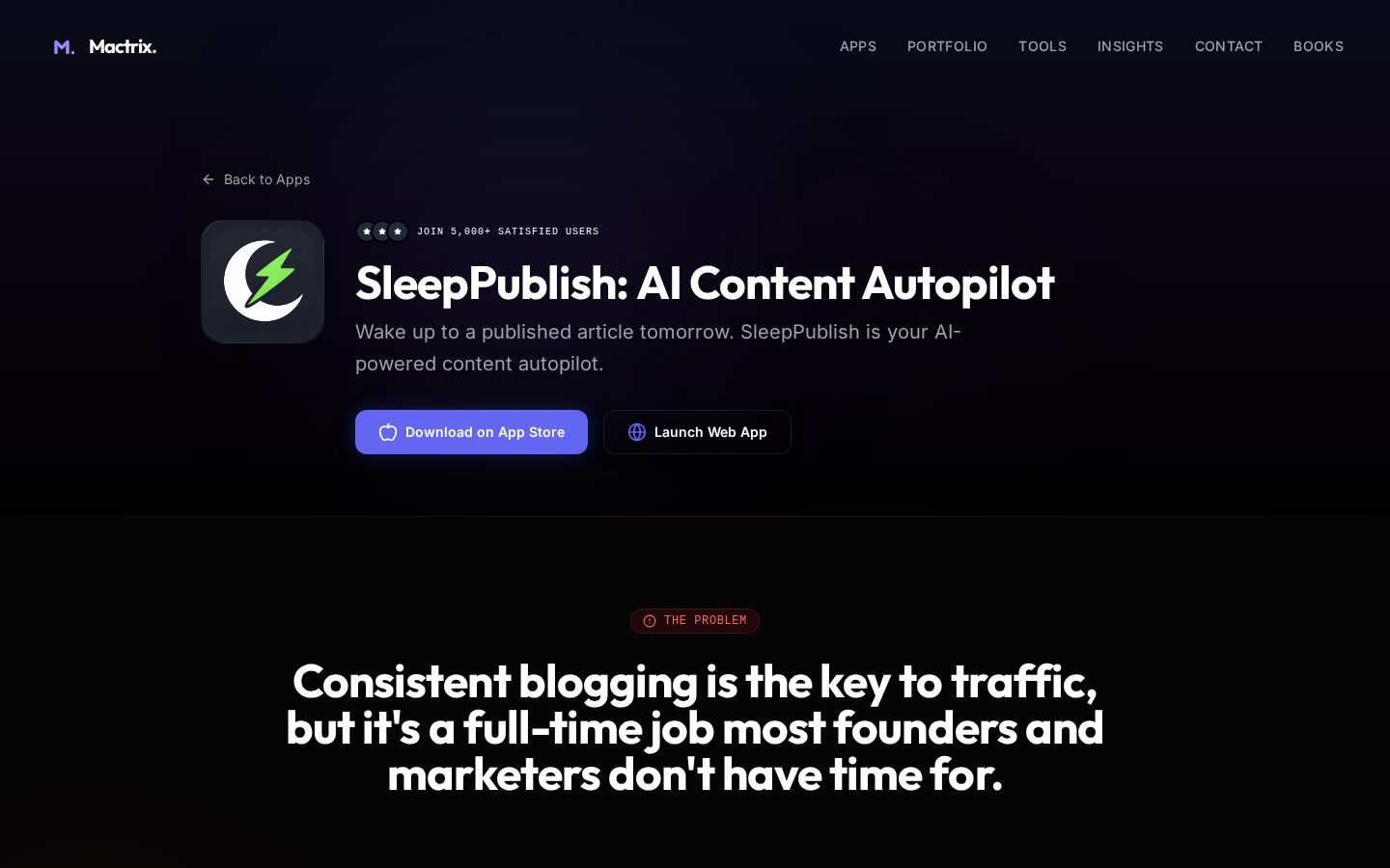 SleepPublish Homepage