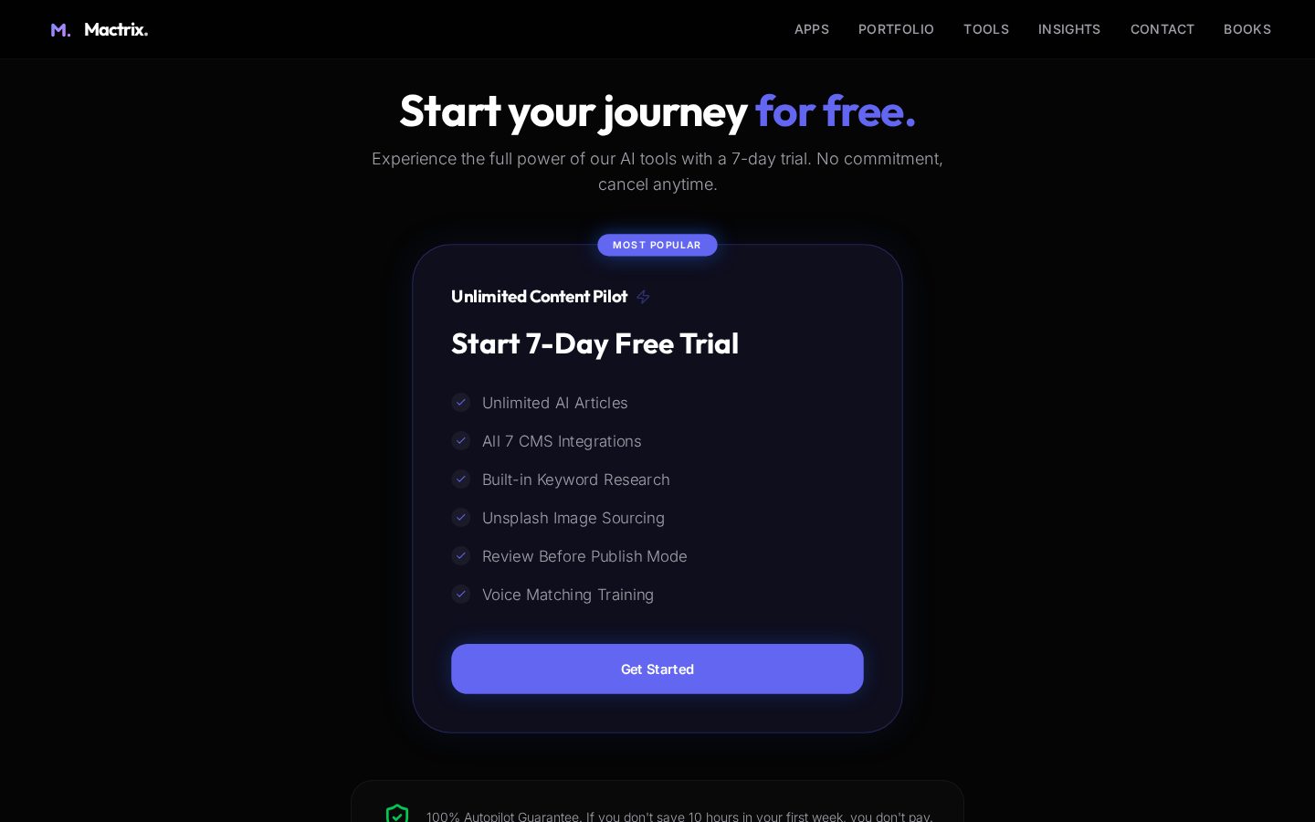 SleepPublish Pricing