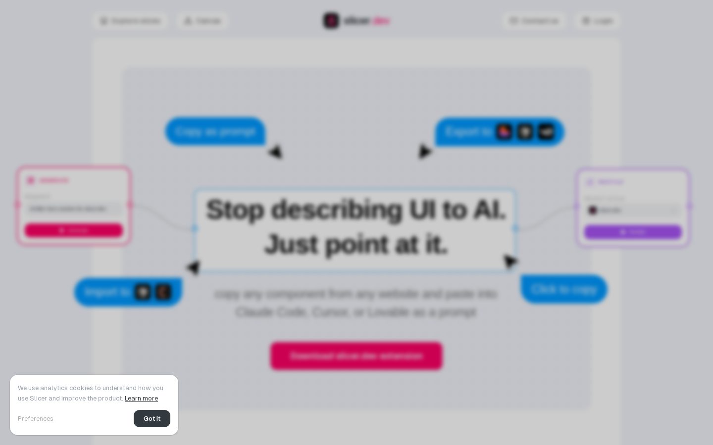 slicer.dev Homepage