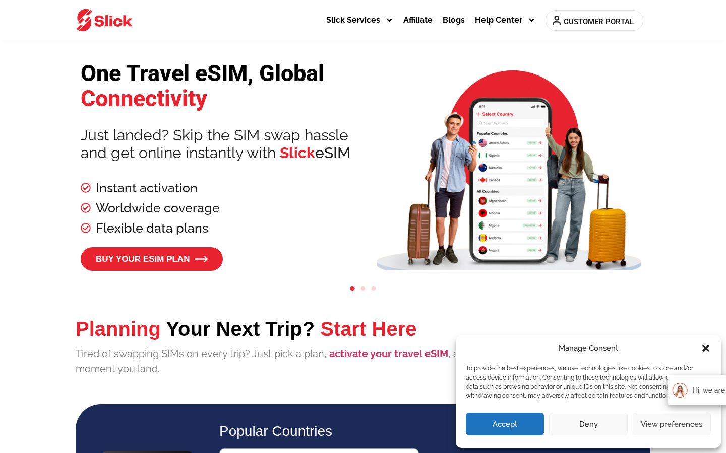 Slick Homepage