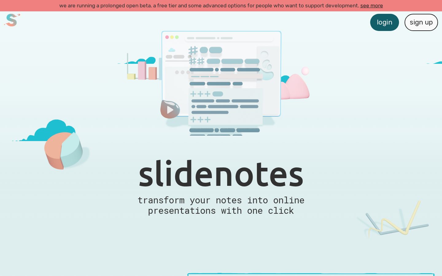 SlideNotes Homepage