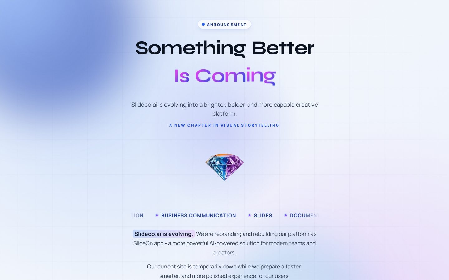 Slideoo Homepage