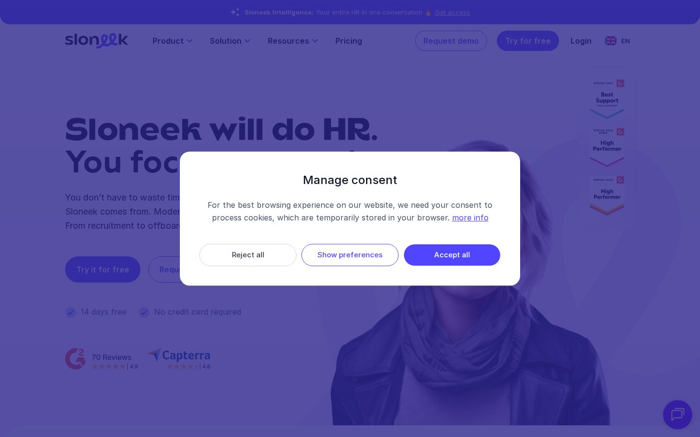 Sloneek Homepage