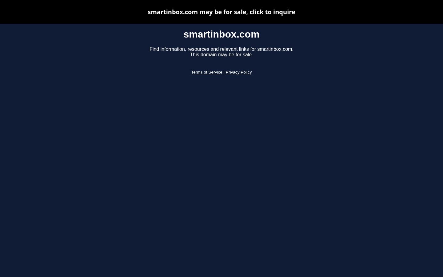 Smart Inbox Homepage