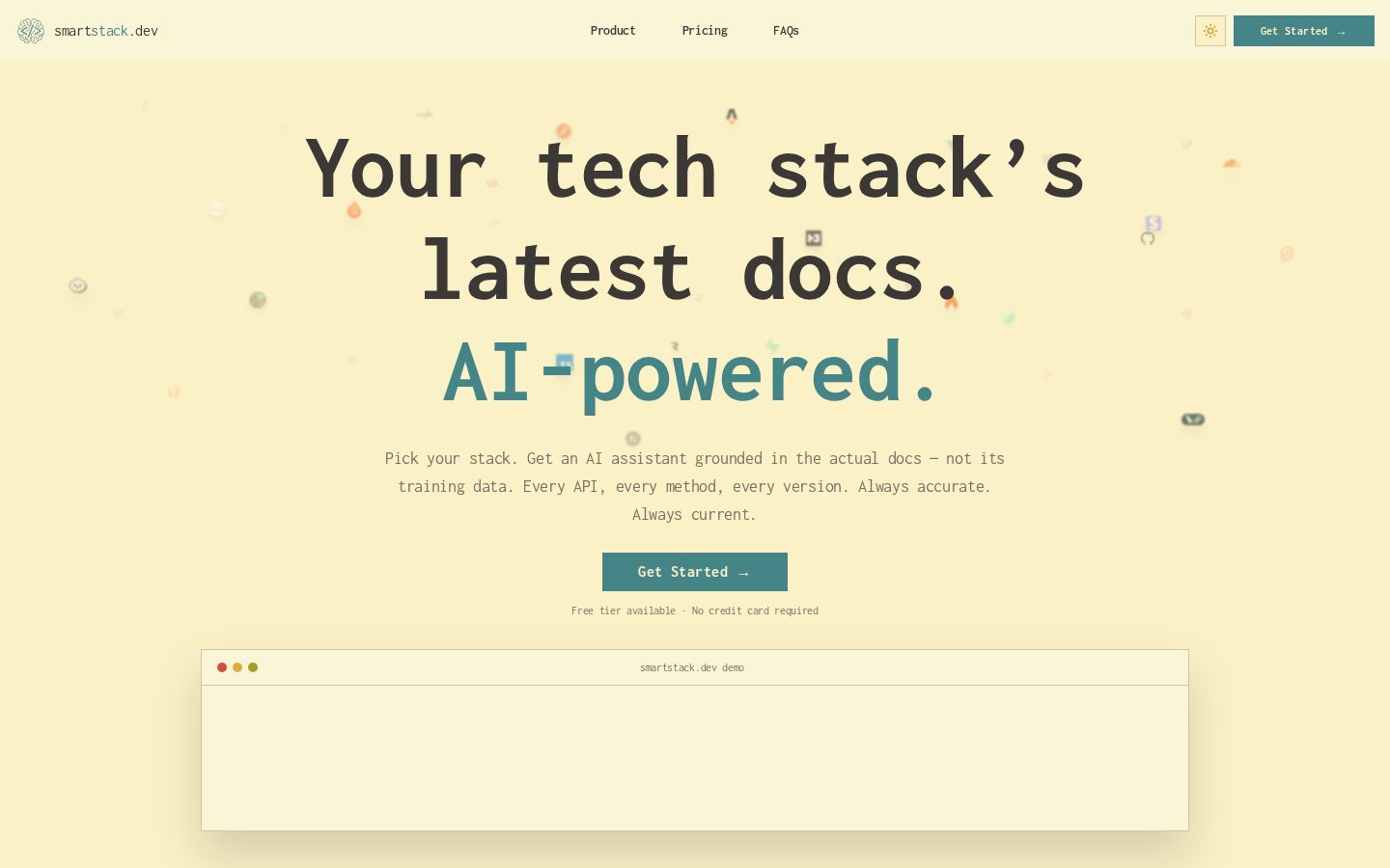 Smart Stack Homepage