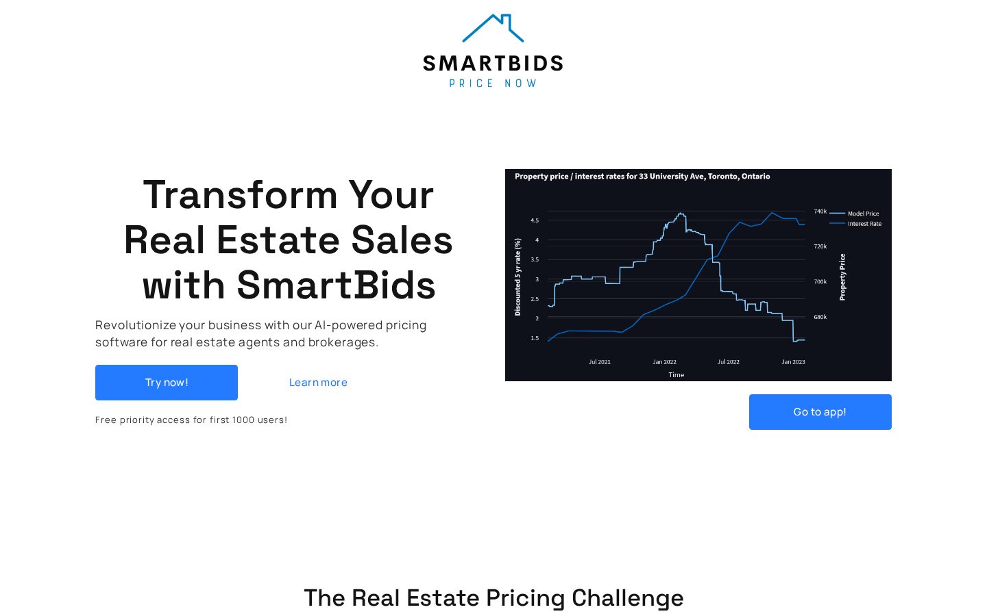 SmartBids.ai Homepage