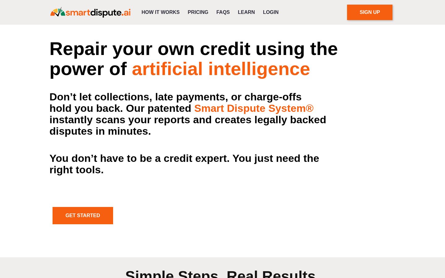 SmartDispute Homepage