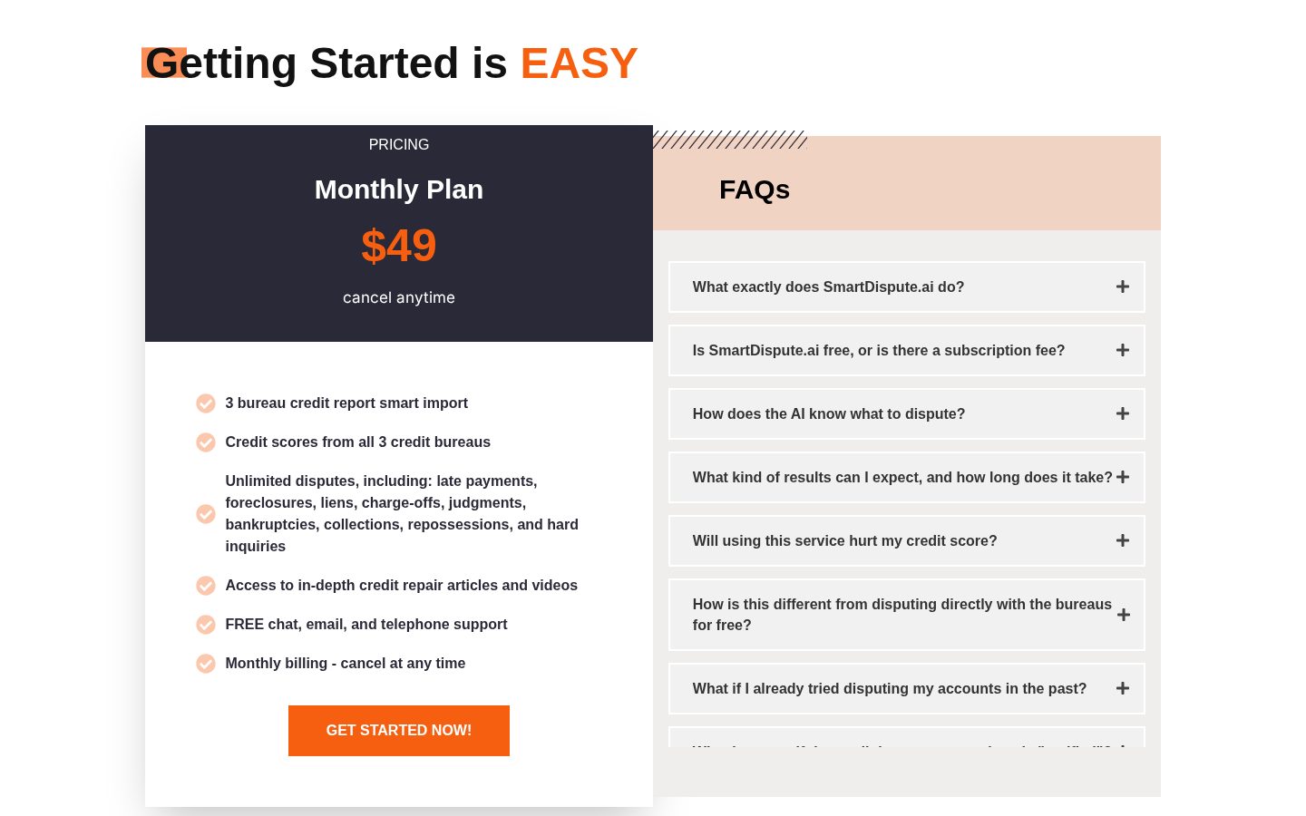 SmartDispute Pricing
