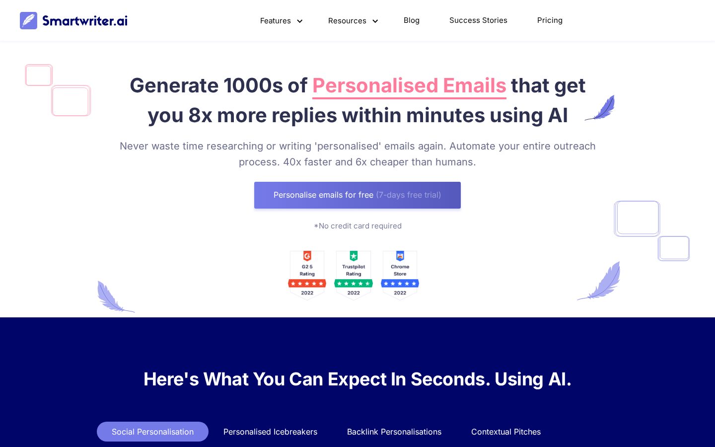 SmartWriter Homepage