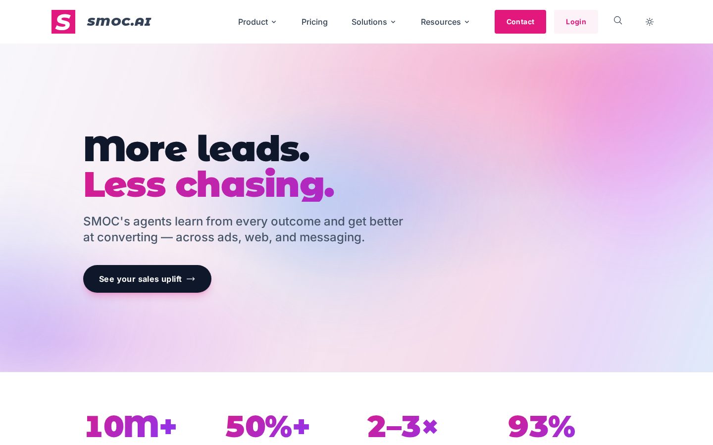 SMOC.AI Homepage