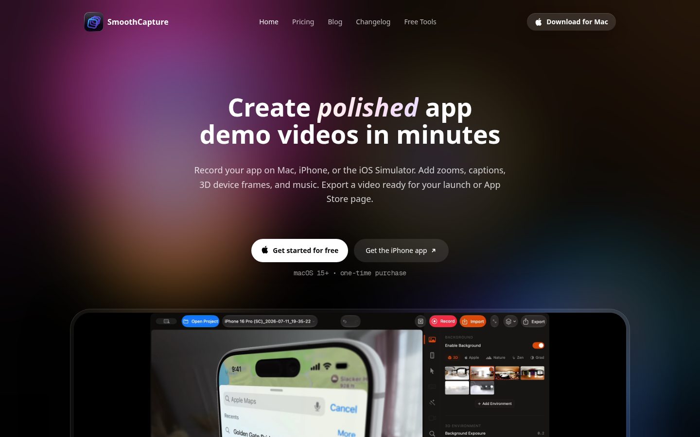 Smooth Capture Homepage