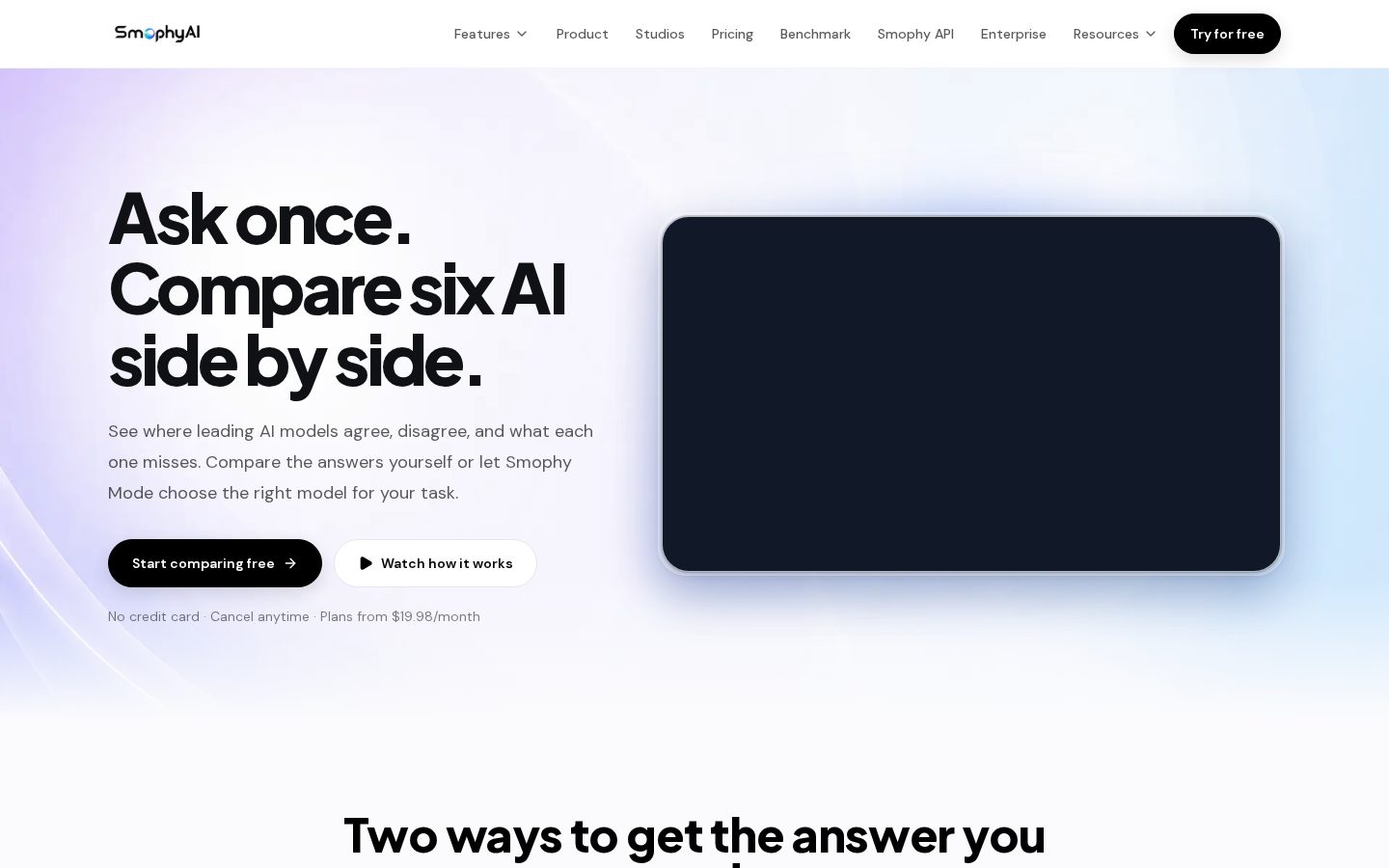 SmophyAI Homepage
