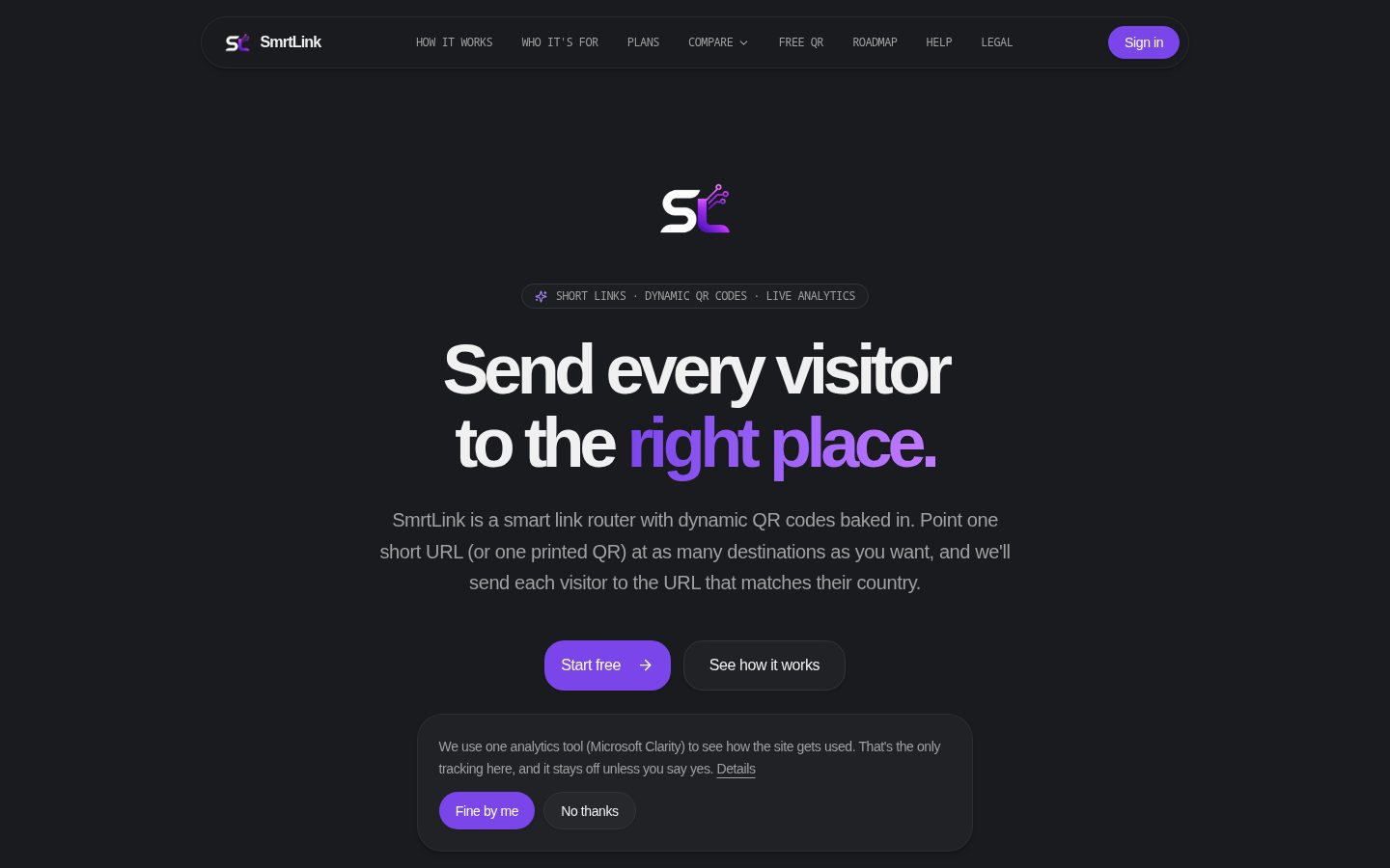 SmrtLnks Homepage