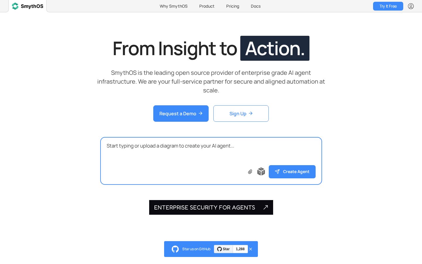 SmythOS Homepage