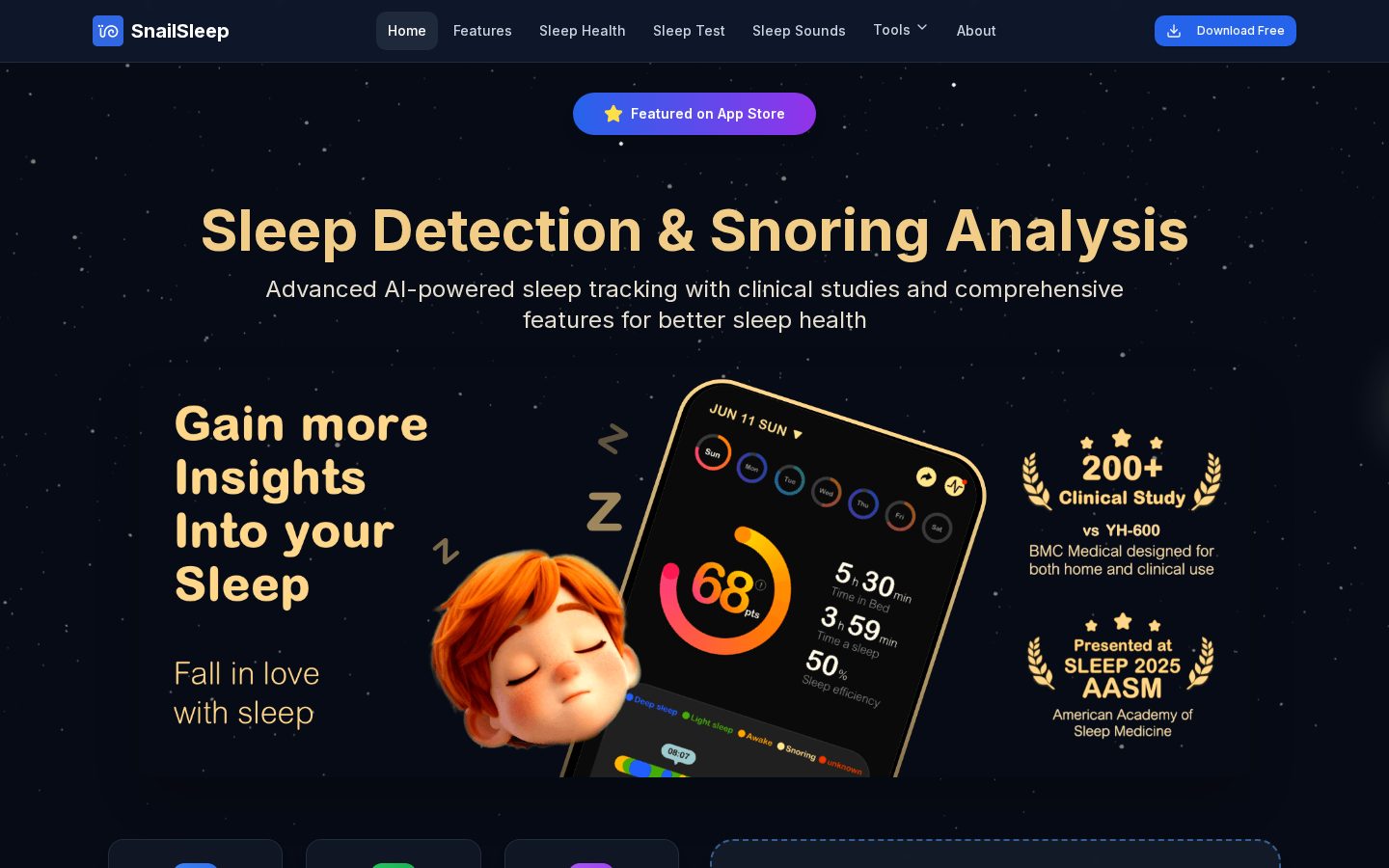 SnailSleep Homepage