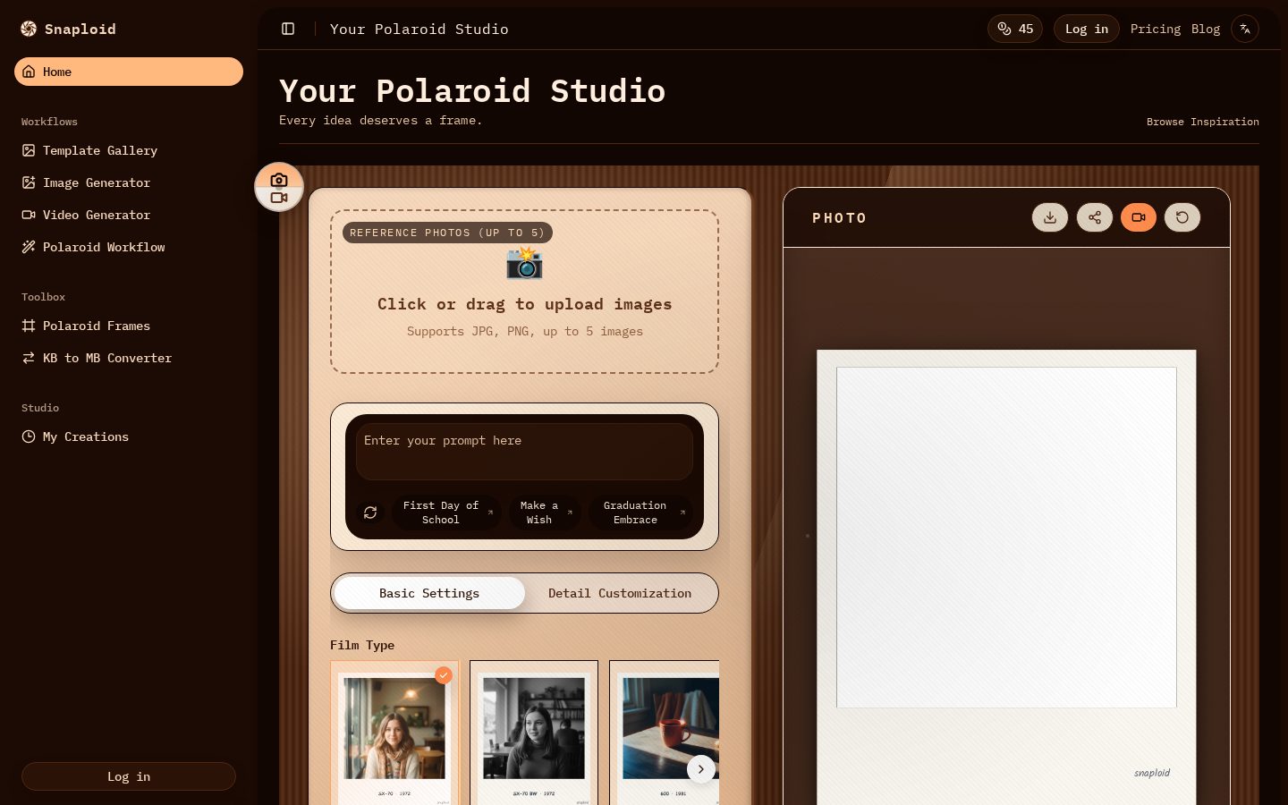 snaploid Homepage