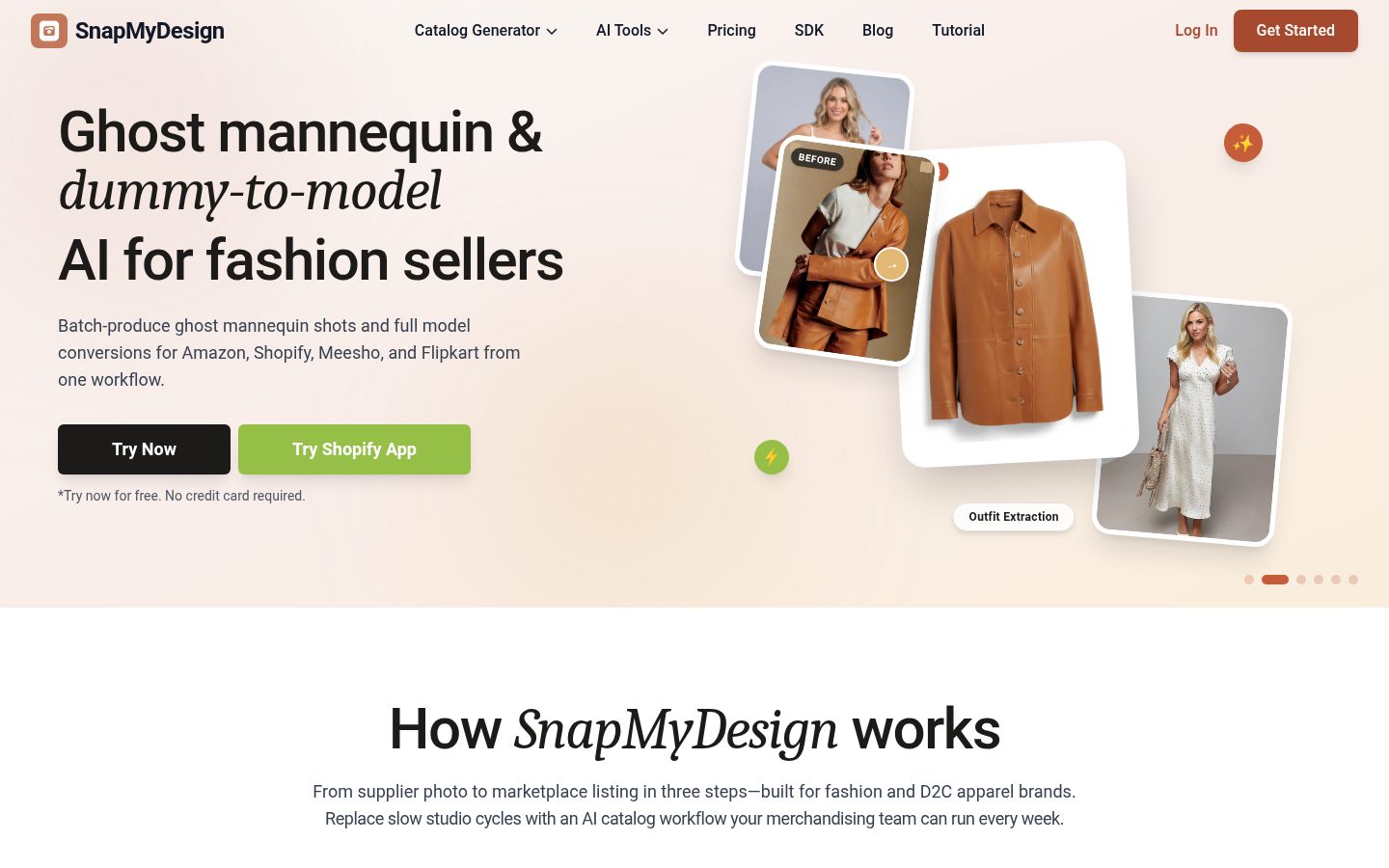 SnapMyDesign Homepage