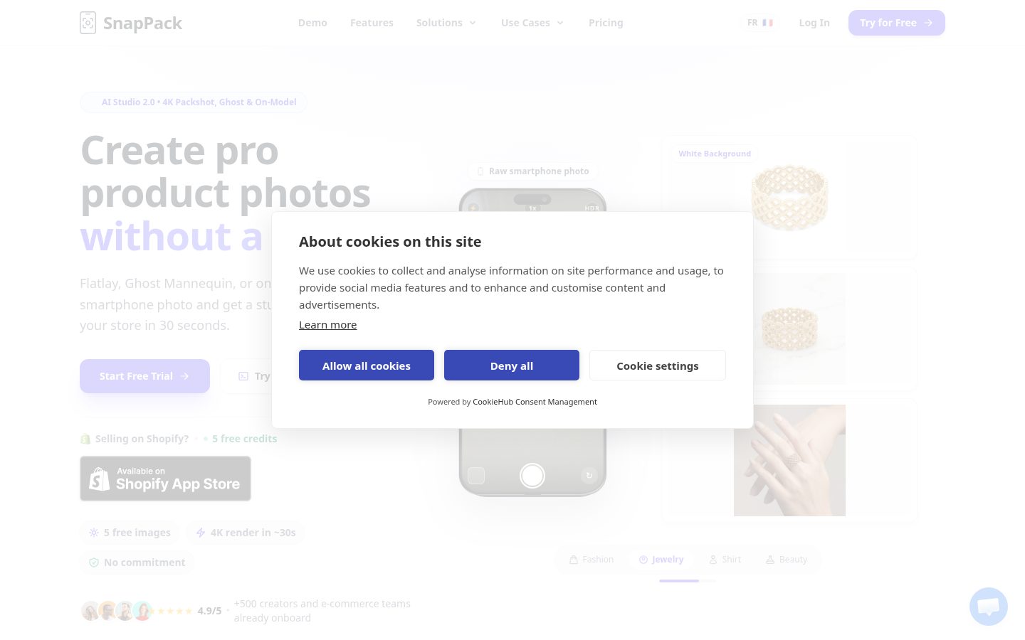 SnapPack Homepage