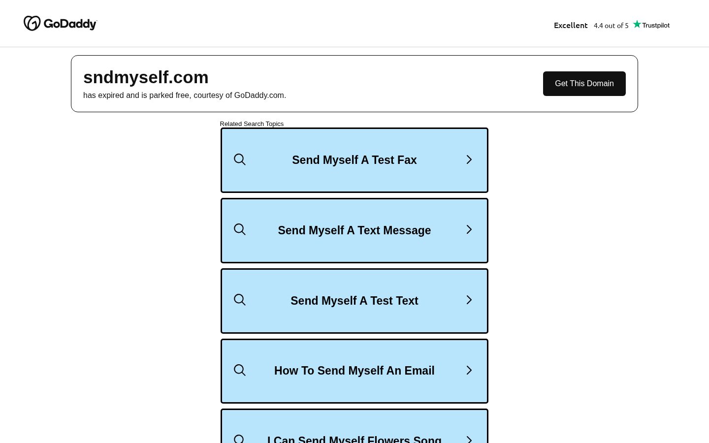 sndmyself Homepage