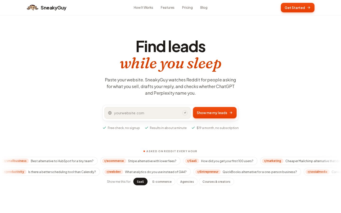 Sneakyguy Homepage