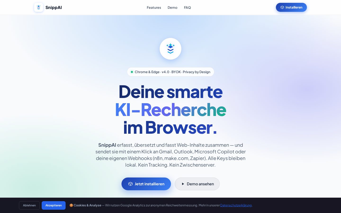 Snippai Homepage
