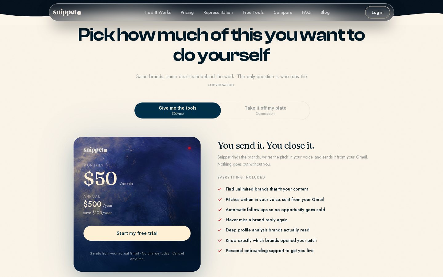 Snippet Pricing