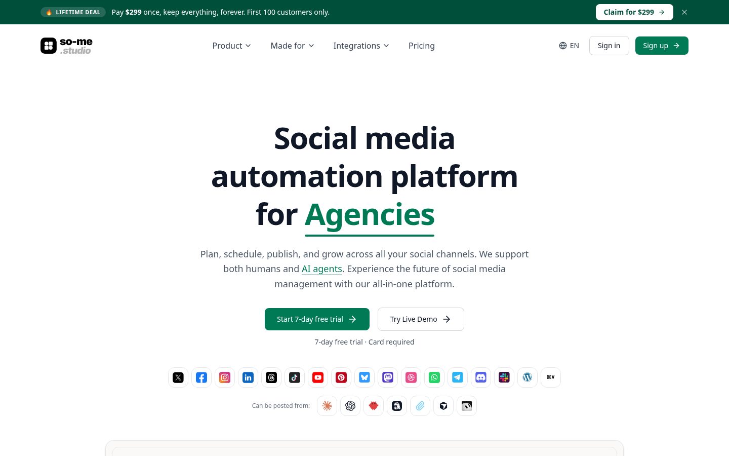so-me studio Homepage