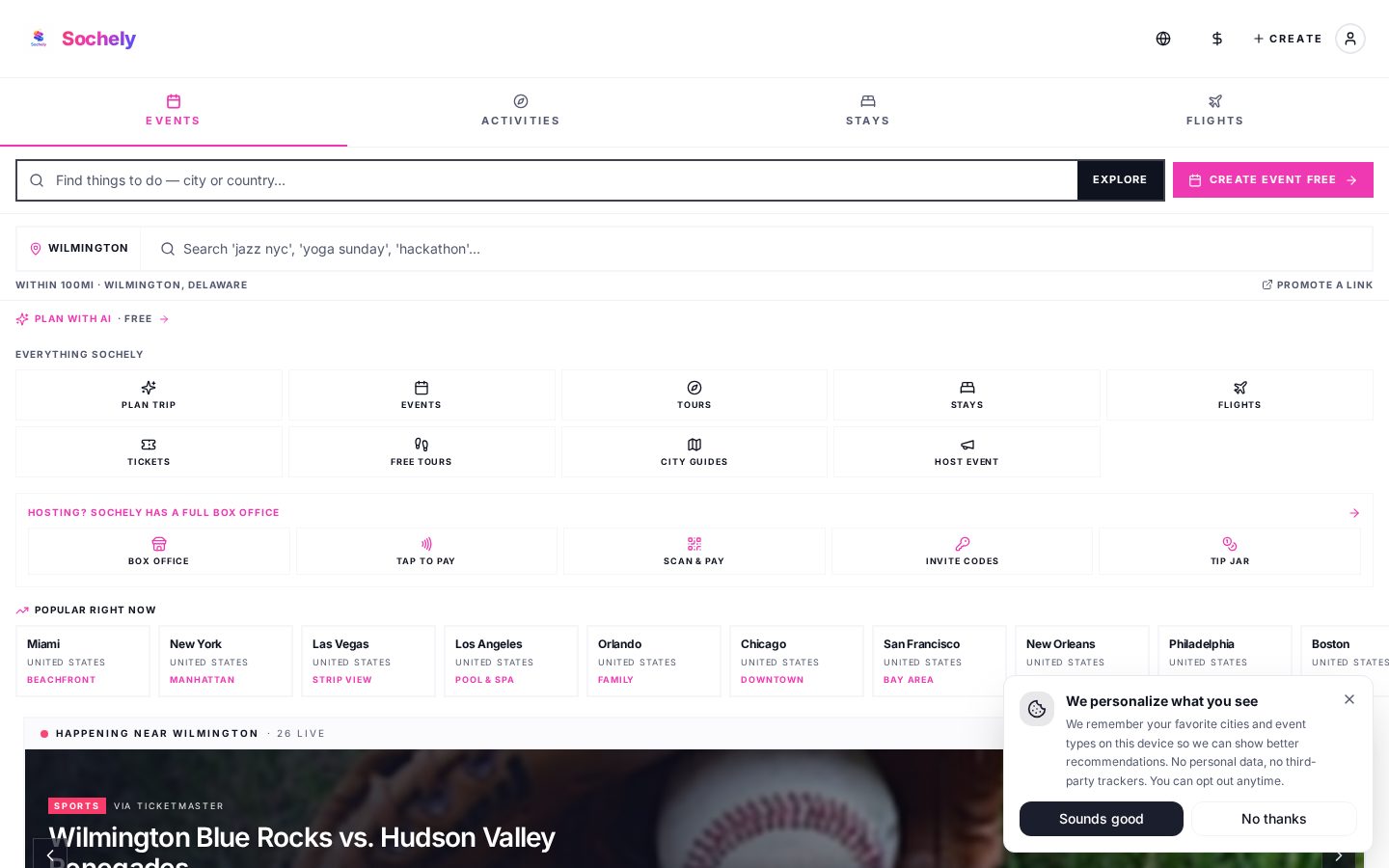 Sochely Homepage