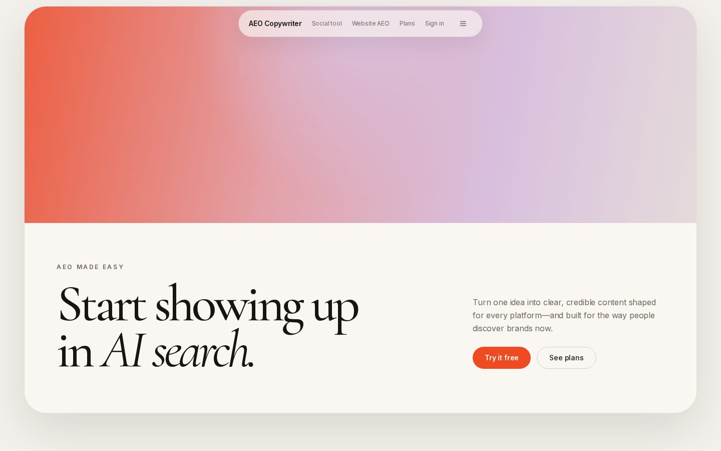 Social Post Sync Homepage