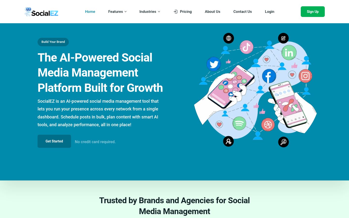 SocialEZ Homepage