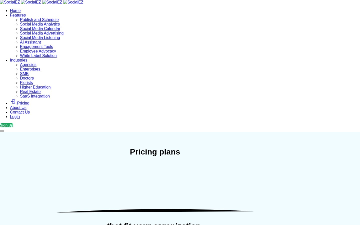 SocialEZ Pricing