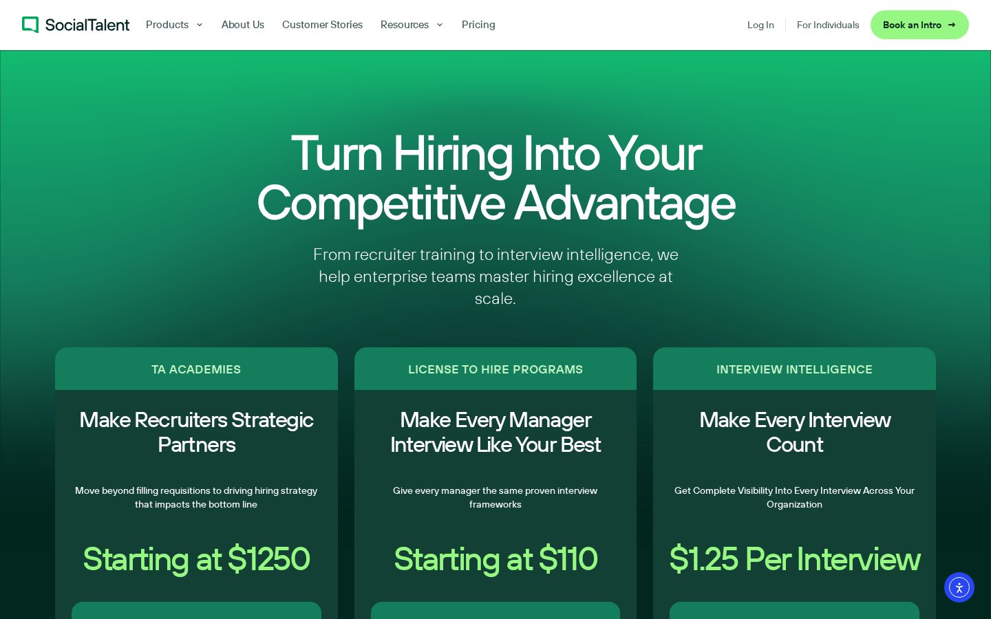 SocialTalent Pricing