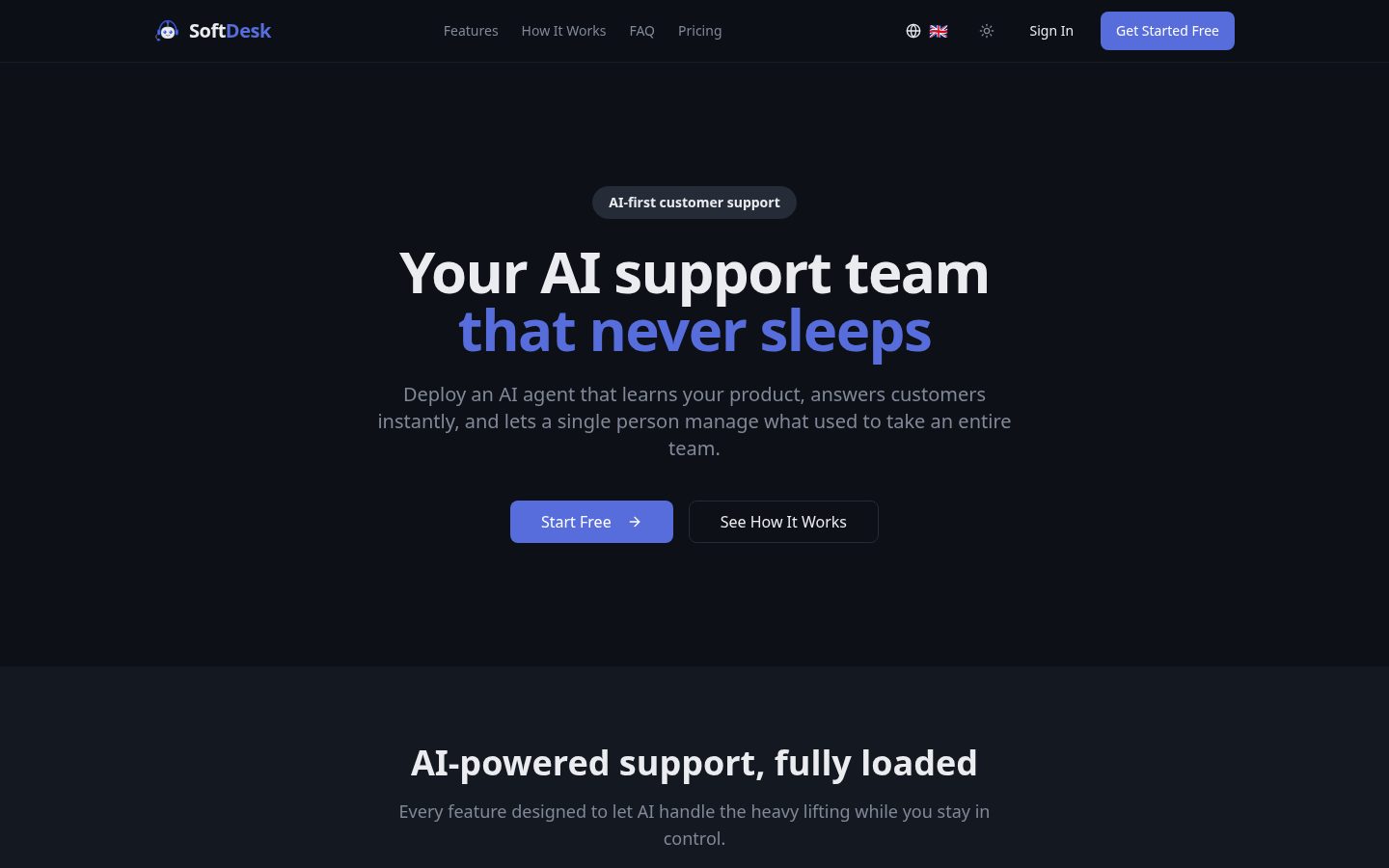 SoftDesk Homepage