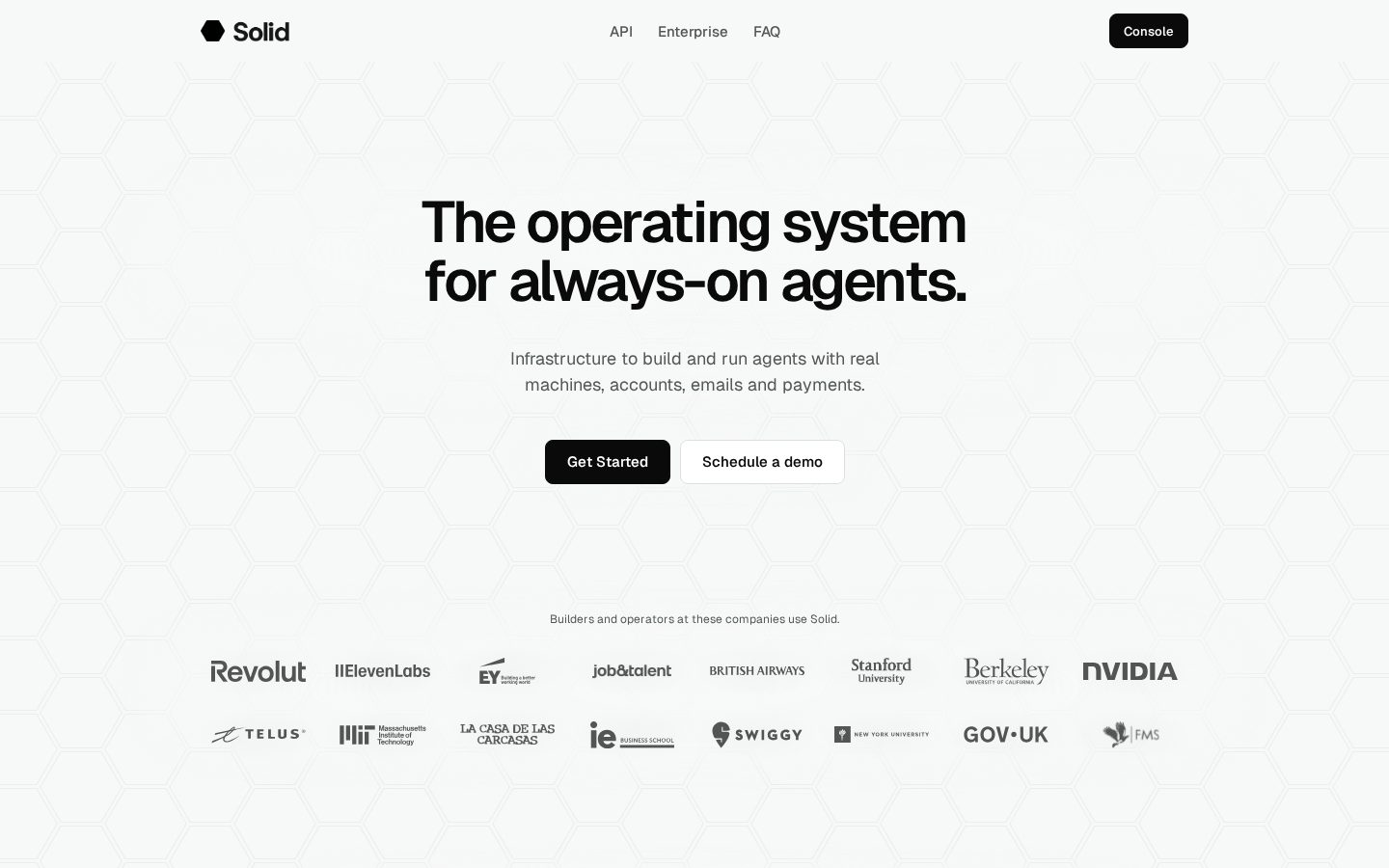 Solid Homepage