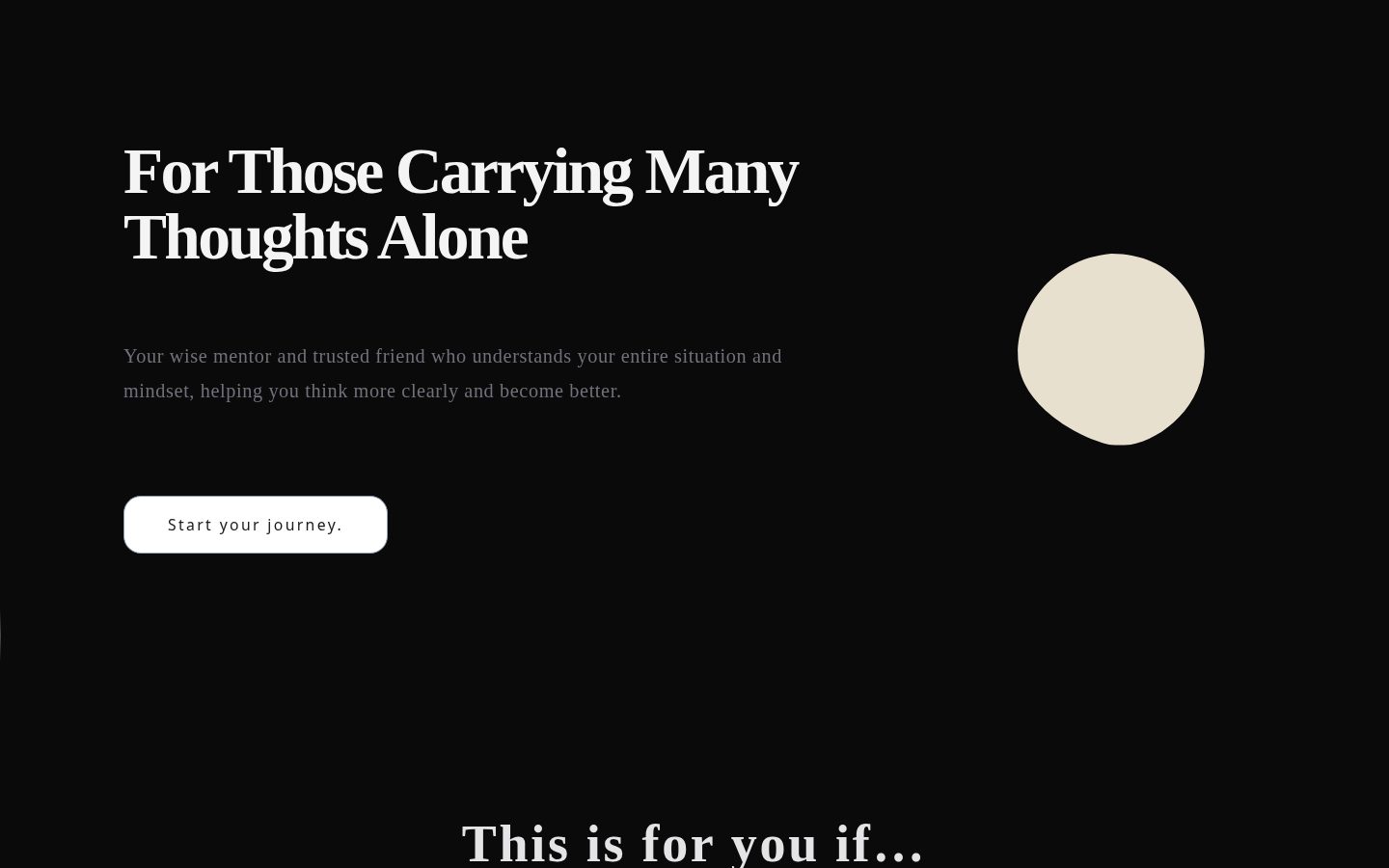 Solitary Journey Homepage