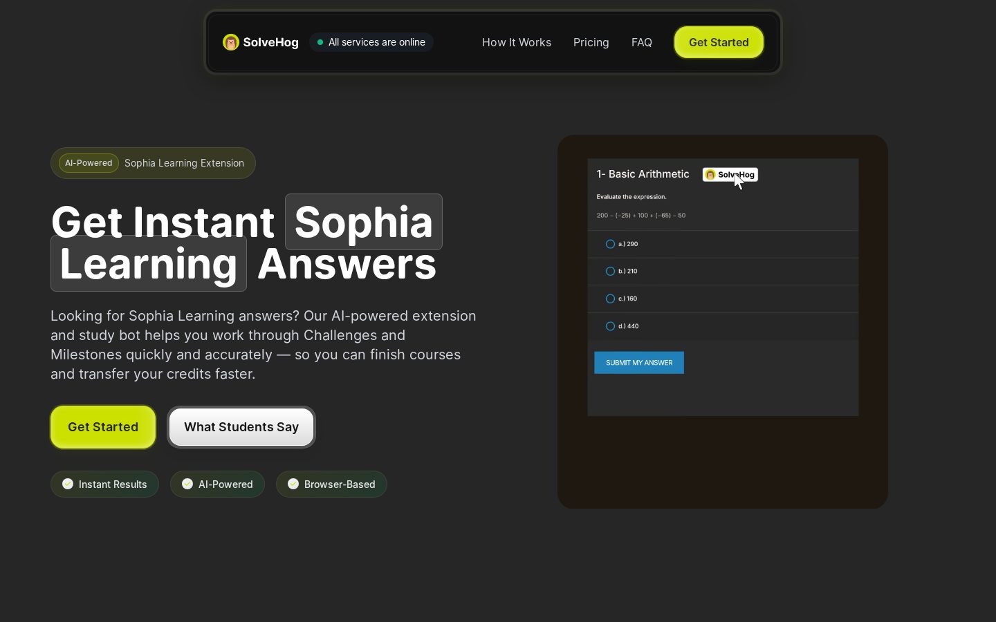 SolveHog Homepage