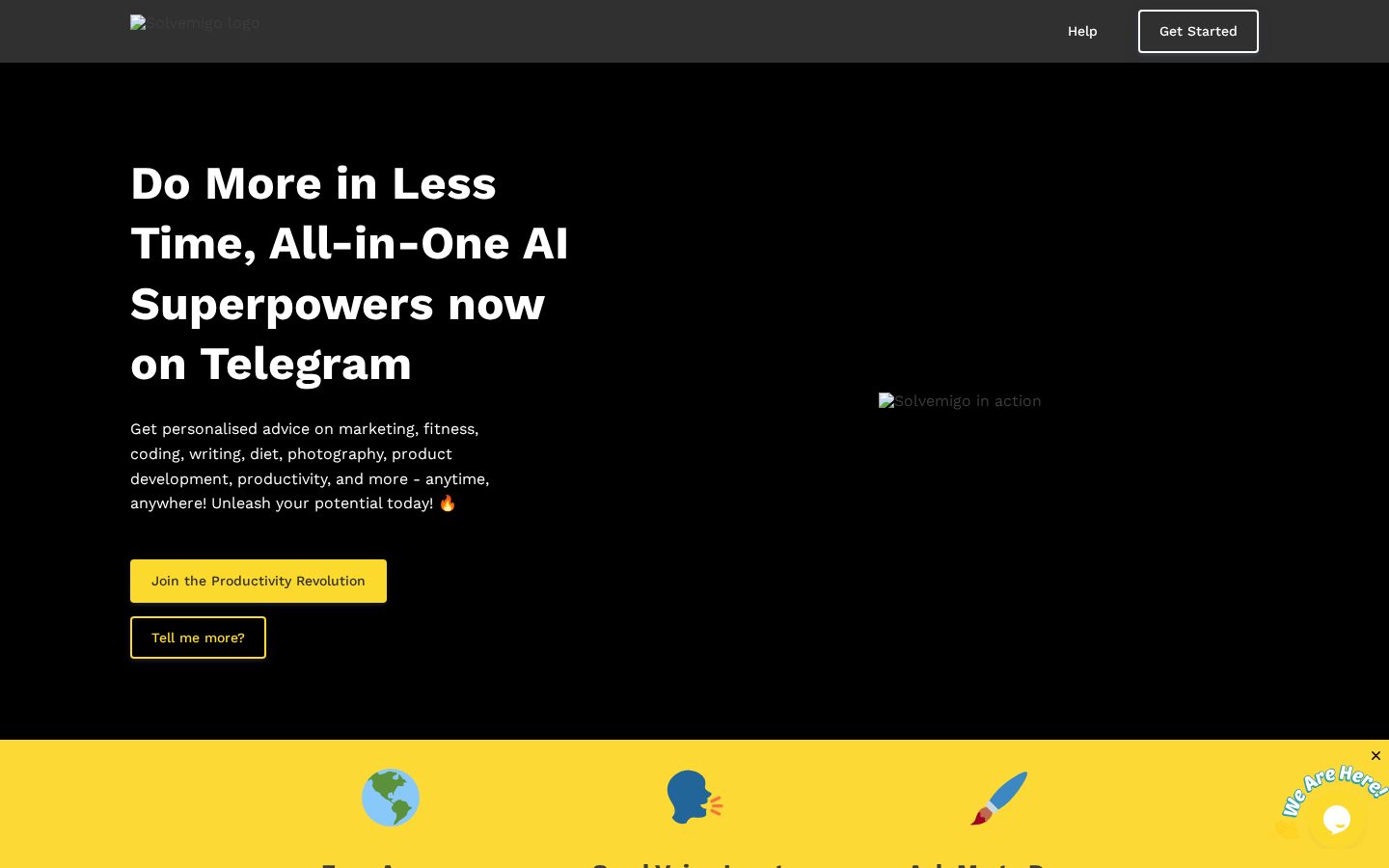 Solvemigo Homepage